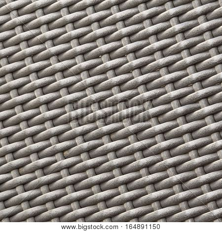 pattern of brown and black rattan chair