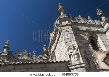Avila (Castilla y Leon Spain): exterior of the medieval cathedral