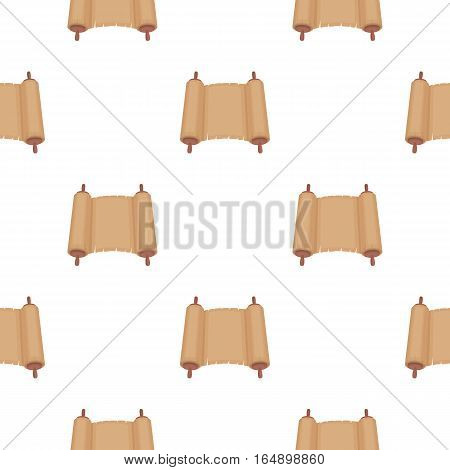 Tanakh icon in cartoon style isolated on white background. Religion pattern vector illustration.