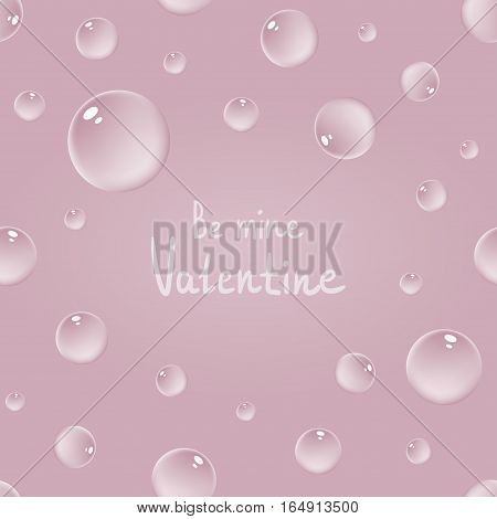 Pink Bubbles Pattern.