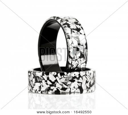 흰 배경에 고립 된 팔찌