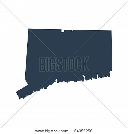 map of the U.S. state of Connecticut