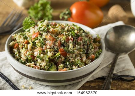 Healthy Organic Quinoa Tabouli Salad