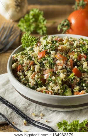 Healthy Organic Quinoa Tabouli Salad