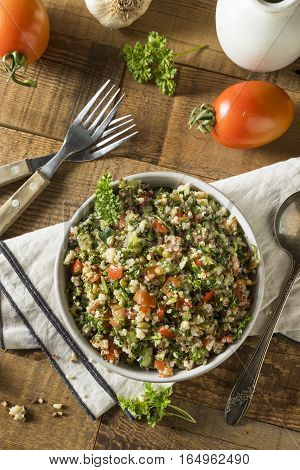 Healthy Organic Quinoa Tabouli Salad