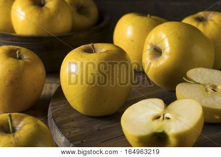 Raw Yellow Organic Opal Apples