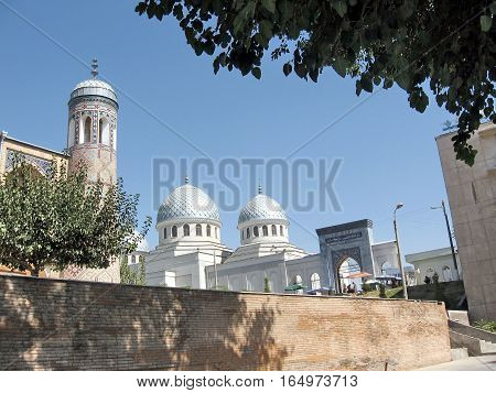 Madrassah and Mosque in Tashkent Uzbekistan September 13 2007