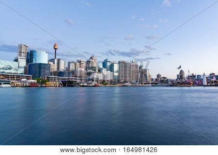Cityscape At Dusk. Sydney, Australia