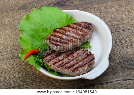 Grilled Burget Cutlet