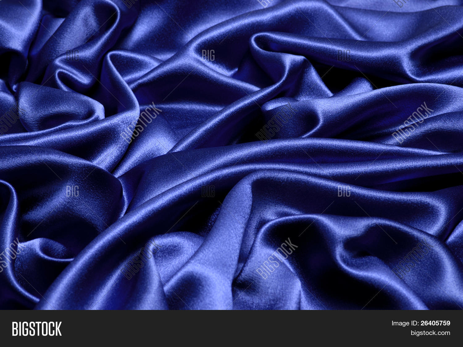 Blue Ribbon Material Image & Photo (Free Trial) Bigstock