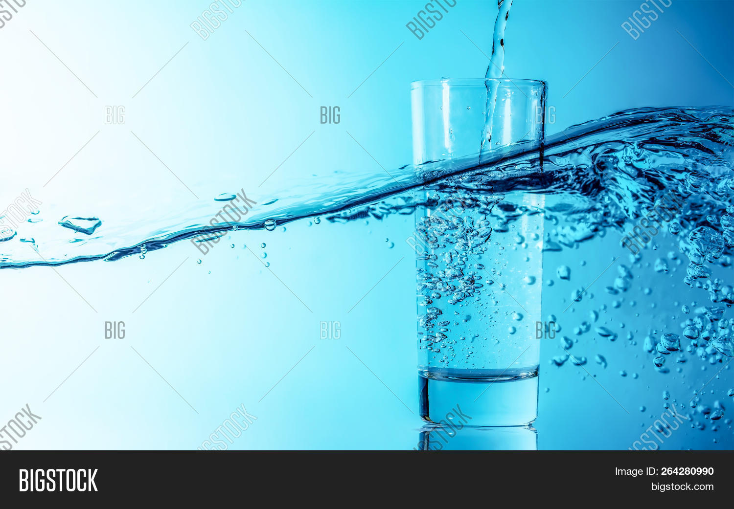 Blue Water Splash Image Photo Free Trial Bigstock