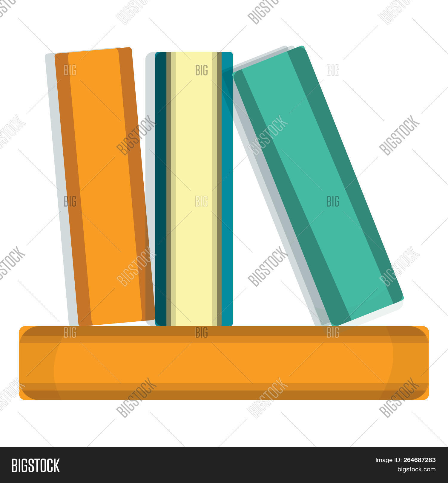 Stack Books Icon Image Photo Free Trial Bigstock