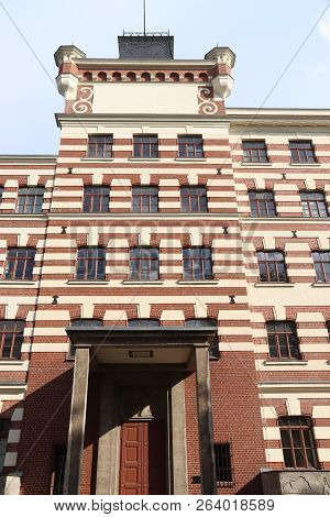 Leipzig City In Germany (state Of Sachsen). Plagwitz Former Industrial Area - Old Brick Factory Arch