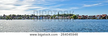 Panorama Of The City Malchow In The State Mecklenburg-vorpommern In Germany