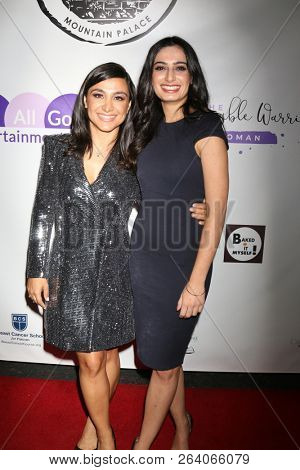 LOS ANGELES - OCT 16:  Raha Lewis, Tannaz Ebrahimi at the Women Empowering Women - The Unstoppable Warrior at the Yamashiro Hollywood on October 16, 2018 in Los Angeles, CA