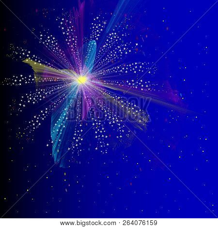 A Celebration Skyrocket Explosion With Sparkle Fallout.