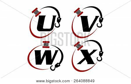 Crane Hook Towing Set Logo Design Solution