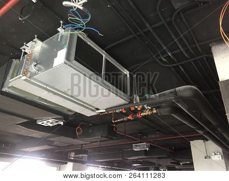 Installation Of Air Handing Unit Or Fan Coil Unit In Loft Office