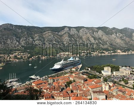 kotor in slovenia at the mediterranean sea