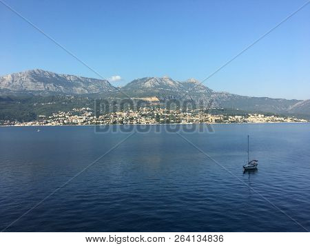 kotor in slovenia at the mediterranean sea