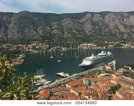 kotor in slovenia at the mediterranean sea