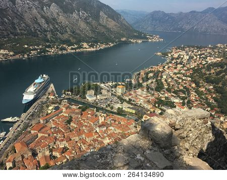 kotor in slovenia at the mediterranean sea