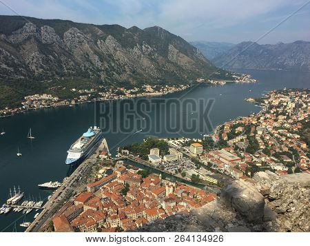 kotor in slovenia at the mediterranean sea
