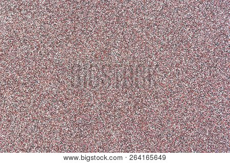 Mineral Small Granulated Material On Residentual House Foundation Close Up Shot, Image  For Backgrou