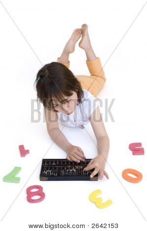 Fiatal lány Abacus