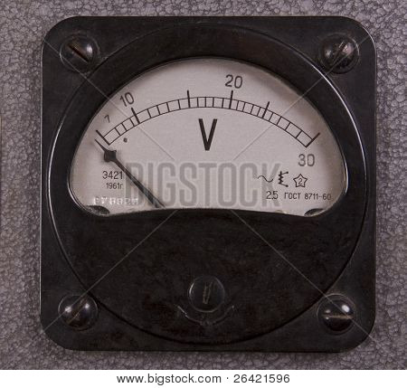 ไฟฟ้า voltmeter ไม