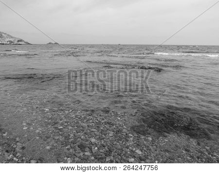 Tibuda Island And Waves And Rocks
