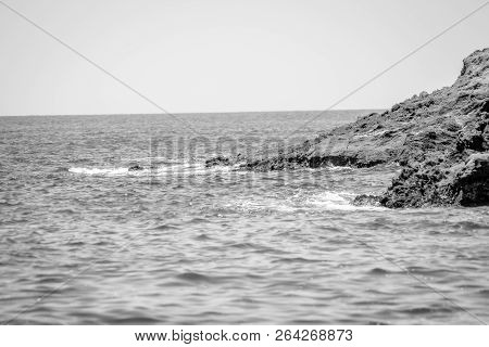 Saaidia Sunset Beach And Waves With Sunset