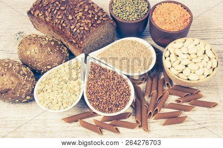 Products Containing Complex Carbohydrates. A Source Of Energy, Vitamins And Fiber.