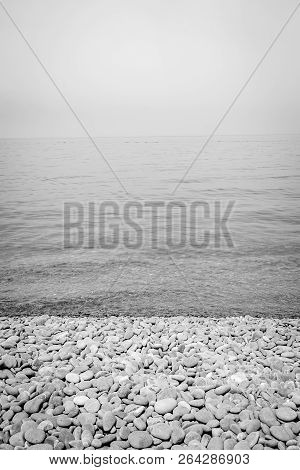 Jebha Hwade Harbor And Waves And Rocks