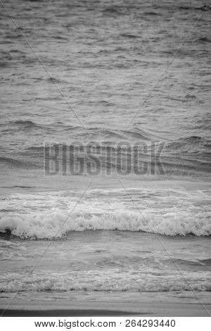 Houcima Beach And Waves And Rocks