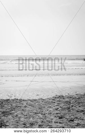 Houcima Beach And Waves And Rocks