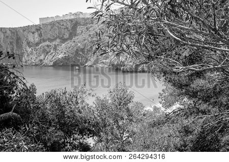 Houcima Beach And Waves And Rocks