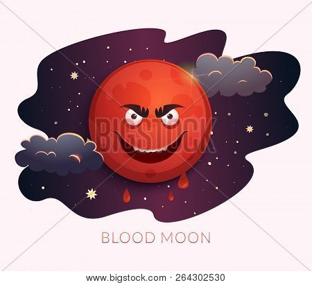 Blood Moon Concept Design, Lunar Eclipse July 27 2018