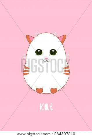 Cute Vector Drawing For Children Cute Cat