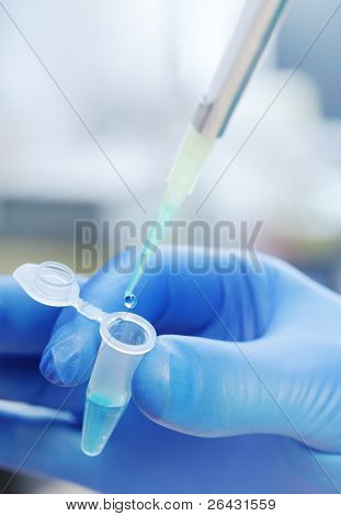 tubes à essai et compte-gouttes