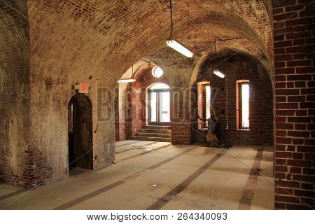 Key West, Fl - August 4: The Historic East Martello Tower, Located In Key West, Florida, Is One Of T