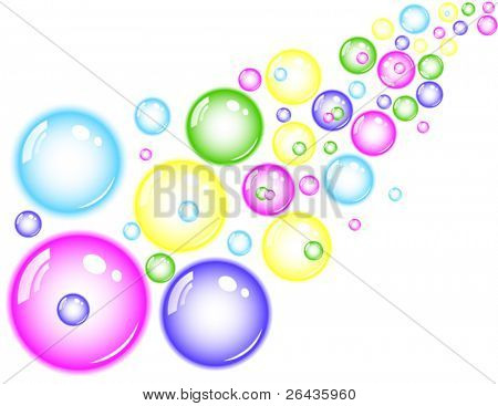 färgglada bubbla