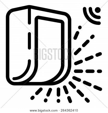 Smart Outdoor Light Icon. Outline Smart Outdoor Light Vector Icon For Web Design Isolated On White B