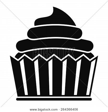 Cannabis Cake Icon. Simple Illustration Of Cannabis Cake Vector Icon For Web Design Isolated On Whit