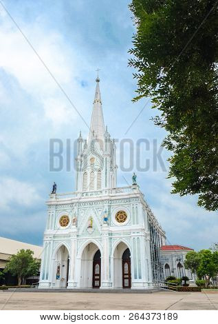 Nativity Of Our Lady Cathedral In Bang Nok Khwaek, Samut Songkhram, Thailand
