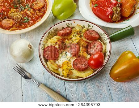Hungarian  Rakott Krumpli