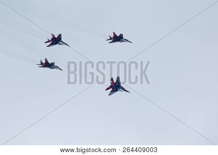 City: Kostroma. State: Kostroma. Country: Russia. Aviation Group Of Aerobatics Of The Air Force Of R