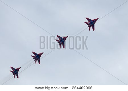 City: Kostroma. State: Kostroma. Country: Russia. Aviation Group Of Aerobatics Of The Air Force Of R