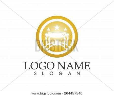 Table Furniture Industry Logo Design Vector Template