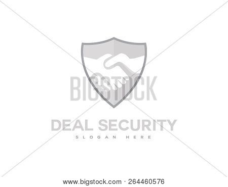 Deal Security Logo - White Background Illustartion Design